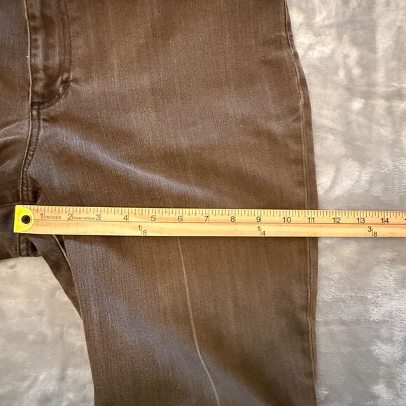 Chicos Platinum Brown Straight-Leg Pants‎ Womens Size 2.5 Short (35x28) Casual - Picture 11 of 12